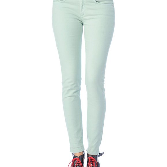 Rag & Bone Mint Colour Skinny Jeans - Picture 2 of 6